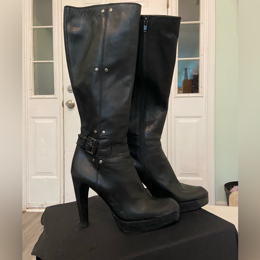 Sw Knee High Leather Boot